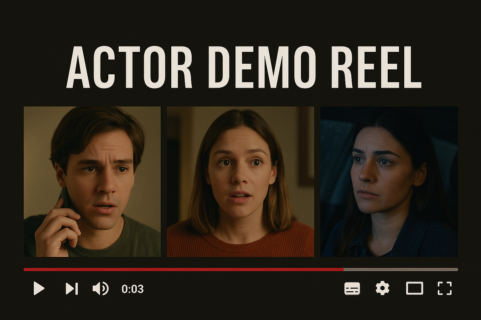 Demo Reel - 3 Actores - 2 días de rodaje
