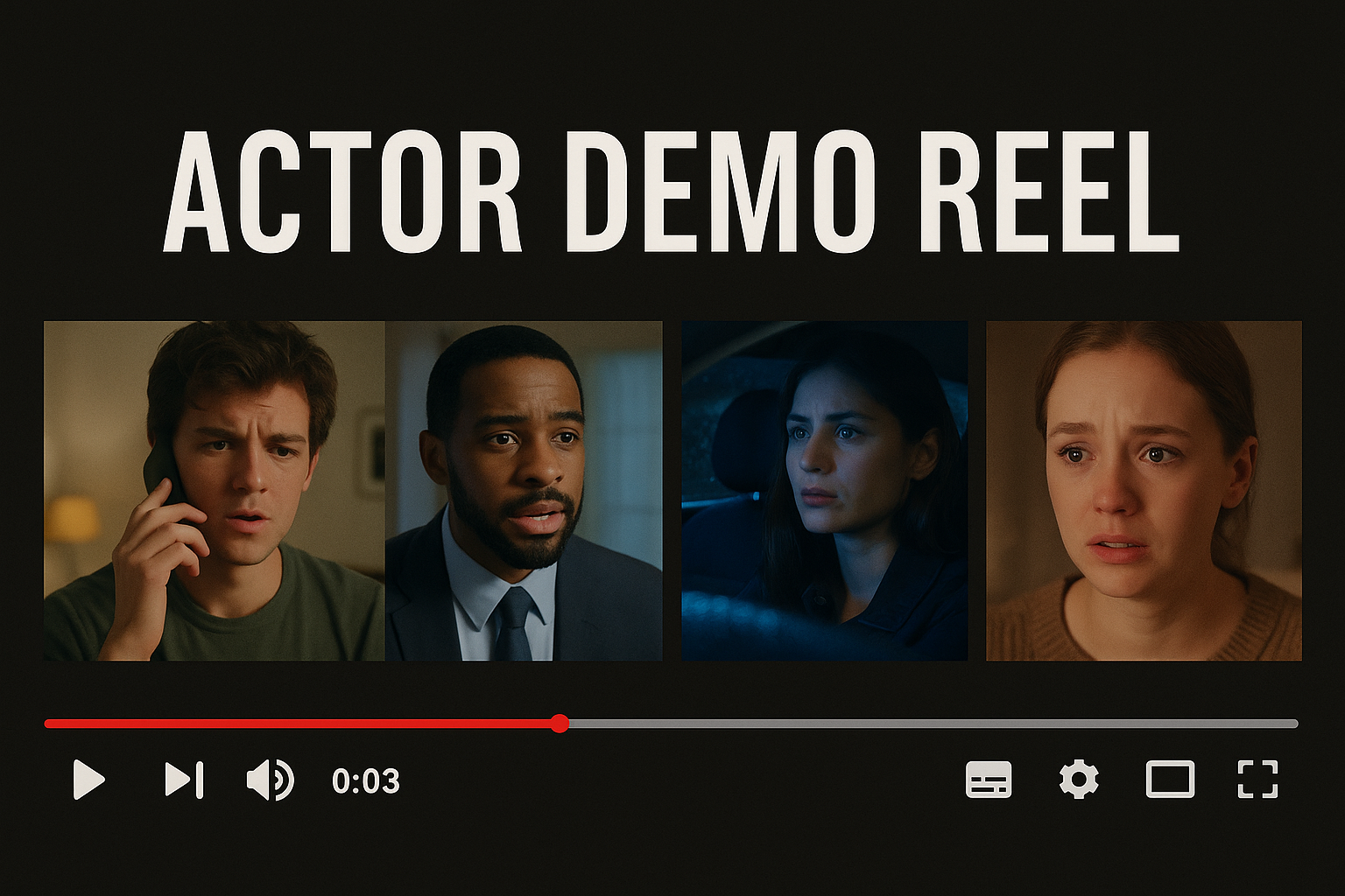 Demo Reel - 4 Actores - 1 día de rodaje
