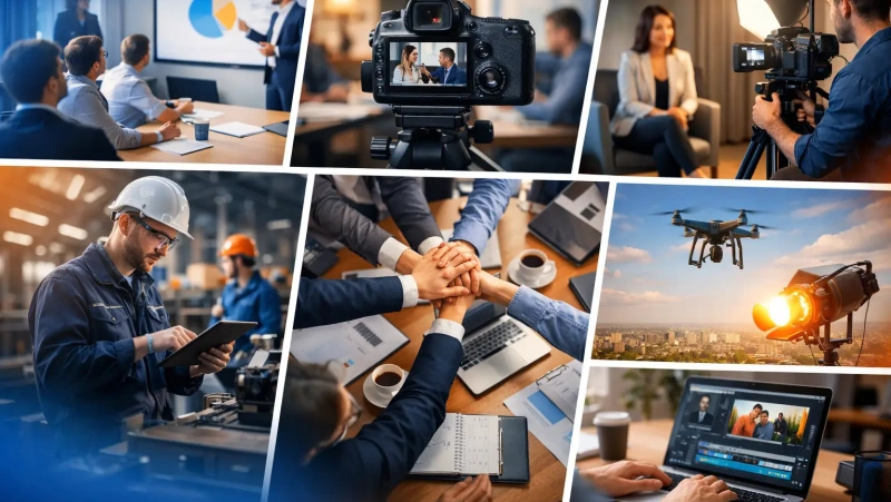 7 tipos de videos corporativos efectivos